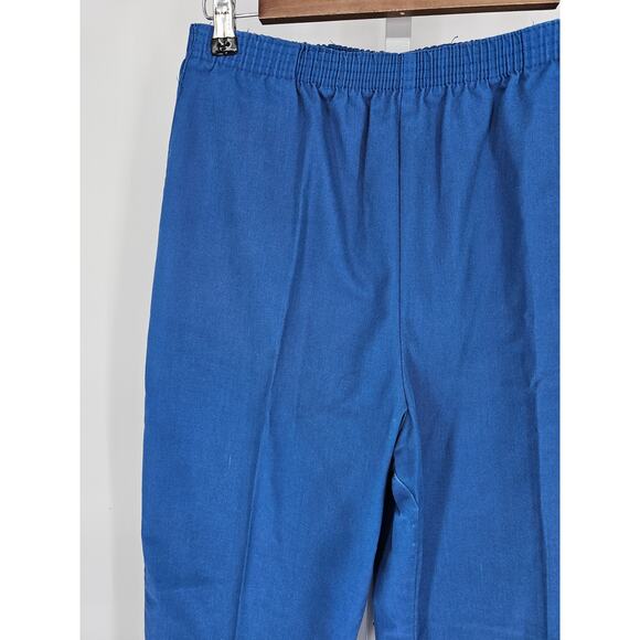 Catnip Wome's Blue Wide Leg Mid Rise Casual Polyester-Cotton Jeans Pant Size LGE - Picture 2 of 5